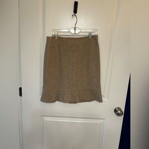 Etcetera Beige and Gold Skirt